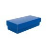 Dárková krabička s víkem 250x100x60:35, modrá matná